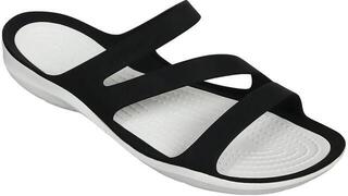 Womens Sailing Shoes Crocs Women's Swiftwater Black/White - 1