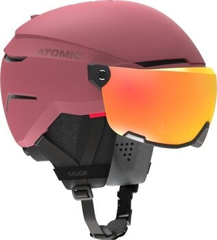 Ski Helmet Atomic Savor Visor Stereo Maroon S (51-55 cm) Ski Helmet - 2