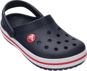 Kids Sailing Shoes Crocs Toddler Crocband Clog Navy/Red - 1