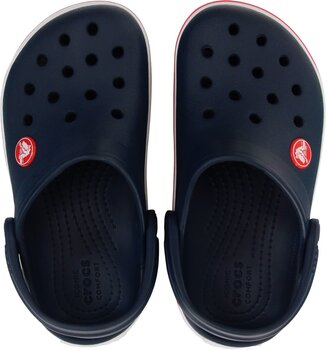 Jachtařská obuv Crocs Toddler Crocband Clog Sandály Navy/Red 23-24 - 4