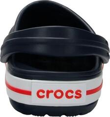 Kids Sailing Shoes Crocs Toddler Crocband Clog Navy/Red - 5