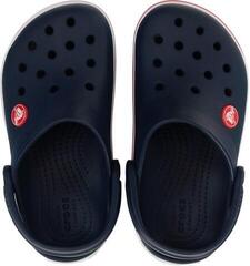 Kids Sailing Shoes Crocs Toddler Crocband Clog Navy/Red - 3