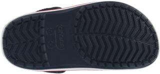 Kids Sailing Shoes Crocs Toddler Crocband Clog Navy/Red - 4