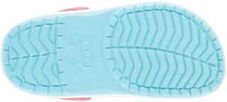 Gyerek vitorlás cipő Crocs Toddler Crocband Clog Ice Blue/White - 4