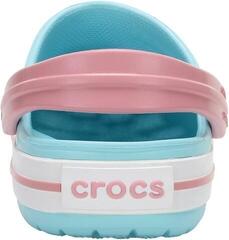 Gyerek vitorlás cipő Crocs Toddler Crocband Clog Ice Blue/White - 5