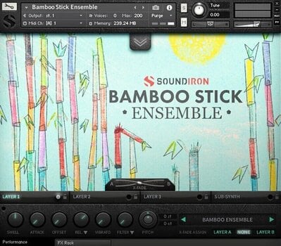 Zvočna knjižnica za sampler Soundiron Bamboo Stick Ensemble (Digitalni izdelek) - 2