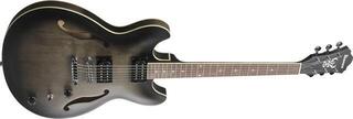 Guitarra semi-acústica Ibanez AS53-TKF Transparent Black Flat Guitarra semi-acústica - 2