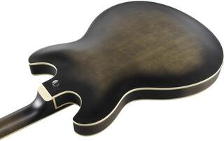 Guitarra semi-acústica Ibanez AS53-TKF Transparent Black Flat Guitarra semi-acústica - 4