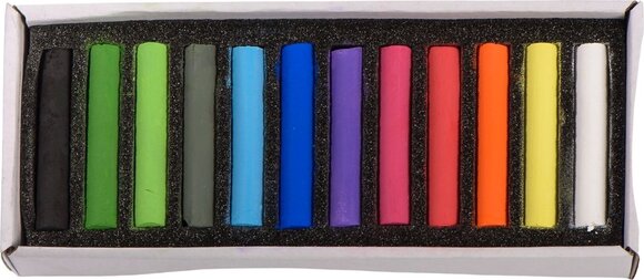 Μαλακό Παστέλ Blockx Case Assorted Pastels Σετ ξηρών παστέλ Dark 12 τεμ. - 2