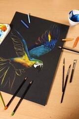 Skizzenbuch Clairefontaine Paint'On Black Pad Skizzenbuch 20 A3 250 g - 1