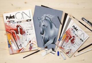 Μπλοκ Ζωγραφικής Clairefontaine Paint'On 115Lb N°6 Assorted Pad Αλμπουμ 24 A4 250 g - 1