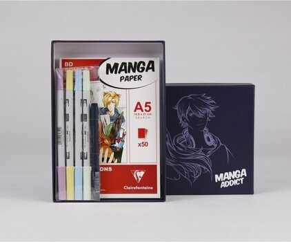 Skizzenbuch Clairefontaine Manga Addict Set A5 100 g Skizzenbuch - 8