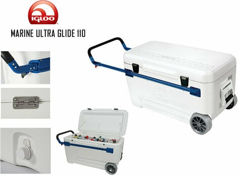 Draagbare koelkast voor boten Igloo Marine Ultra Glide Draagbare koelkast voor boten - 2