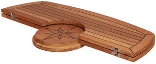 Masă barca, Scaun barca Talamex Teak Tabletop Circle Masă barca, Scaun barca - 1