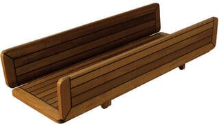Masă barca, Scaun barca Talamex Teak Tabletop Wing Caulked 60cm Masă barca, Scaun barca - 2