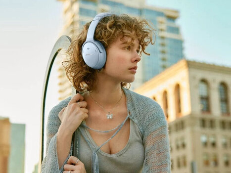 Wireless On-ear headphones Bose QuietComfort Moonstone Blue Wireless On-ear headphones - 6