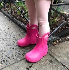 Calçado náutico para crianças Crocs Kids' Handle It Rain Candy Pink - 6