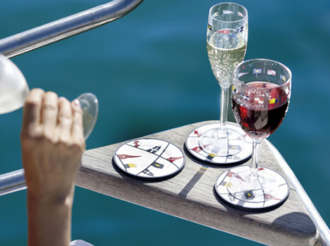 Marina fat, marina bestick Marine Business Regata Set 6 Wine Glass - 4