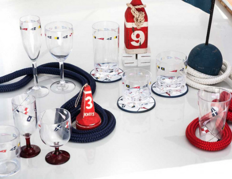 Marine tallerkener, Marine Bestik Marine Business Regata Set 6 Champagne Glass - 3