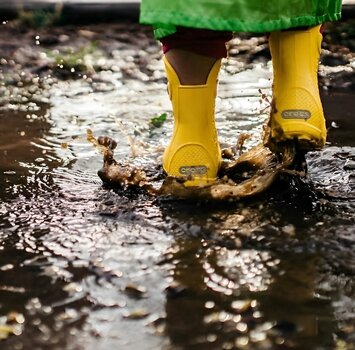 Jachtařská obuv Crocs Kids' Handle It Rain Holínky Yellow 29-30 - 6