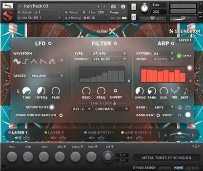 Sampler hangkönyvtár Soundiron Iron Pack 3 - Metal Tones (Digitális termék) - 3