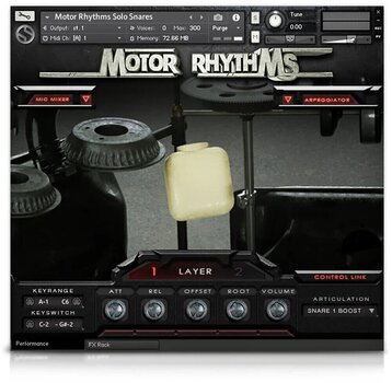 Звукова библиотека за семплер Soundiron Motor Rhythms (Дигитален продукт) - 5