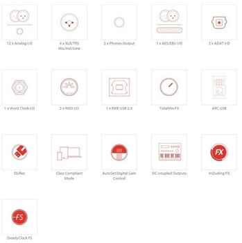 USB Audio Interface RME Fireface UFX II USB Audio Interface - 4