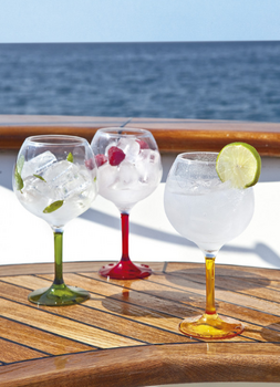 Pratos marítimos, talheres marítimos Marine Business Party Set 6 Wine Glass - 2