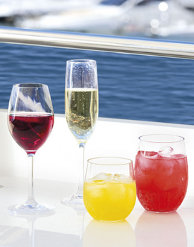 Marina fat, marina bestick Marine Business Clear Set 6 Champagne Glass - 4