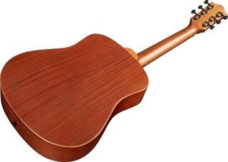 Folk Guitar Guild Traveler Natural Folk Guitar - 4