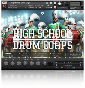 Βιβλιοθήκη ήχου για sampler Soundiron High School Drum Corps (Ψηφιακό προϊόν) - 4