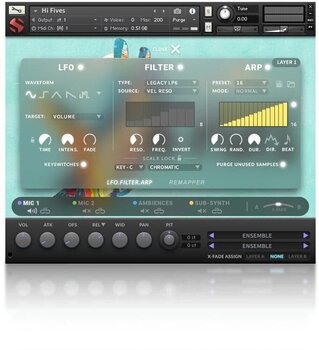 Geluidsbibliotheek voor sampler Soundiron Hi Fives (Digitaal product) - 3