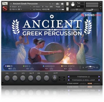 Colecții Sampleuri și Sunete Soundiron Ancient Greek Percussion (Produs digital) - 2