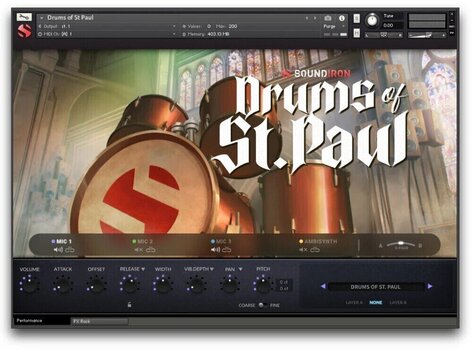 Geluidsbibliotheek voor sampler Soundiron Drums of St. Paul (Digitaal product) - 3