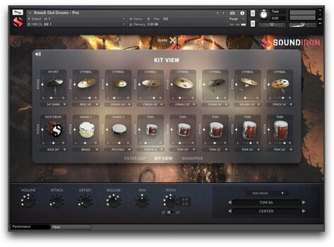 Geluidsbibliotheek voor sampler Soundiron Knockout Drums (Digitaal product) - 4