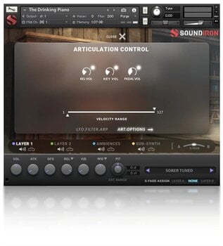 Zvuková knižnica pre sampler Soundiron The Drinking Piano (Digitálny produkt) - 4
