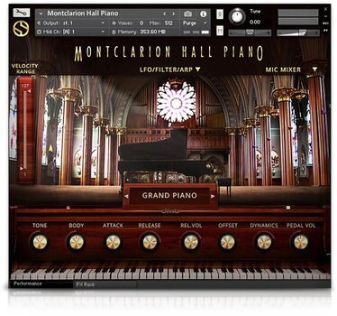 Samplings- och ljudbibliotek Soundiron Montclarion Hall Grand Piano (Digital produkt) - 3