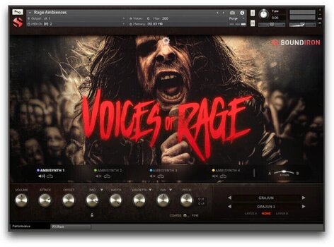 Zvuková knihovna pro sampler Soundiron Voices of Rage (Digitální produkt) - 3