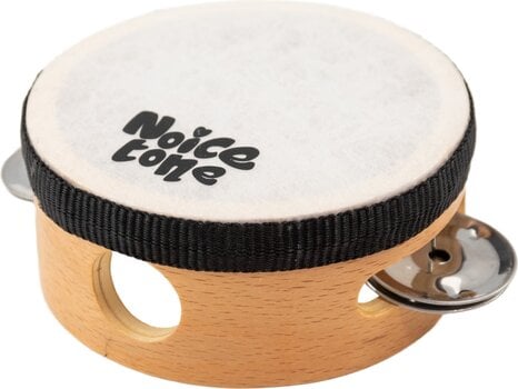 Head Tambourine Noicetone D011-6 10x4,5cm Natural 3,94" Head Tambourine - 2