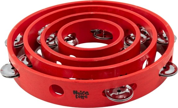 Tambourin Noicetone D015-2 10x4,5cm Red 3,94" Tambourin - 2