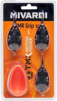 Олово, Фидер хранилка Mivardi Method Feeder Set QMR Grip + Mould L 30 g-40 g-50 g Feeder-Форма/Мухъл - 10