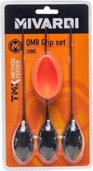 Олово, Фидер хранилка Mivardi Method Feeder Set QMR Grip + Mould L 30 g-40 g-50 g Feeder-Форма/Мухъл - 9