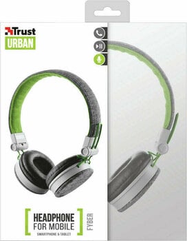 On-ear Headphones Trust 20080 Fyber Grey/Green - 5