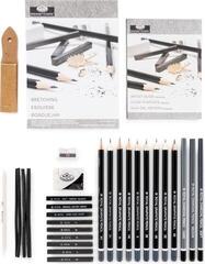 Graphite Pencil Royal & Langnickel Sketching Large Window Tin Set of Graphite Pencils Graphite 51 pcs - 2