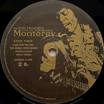 Vinyl Record Jimi Hendrix - Live At Monterey (Reissue) (LP) - 3