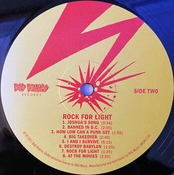 Hanglemez Bad Brains - Rock For Light (Reissue) (Remastered) (LP) - 3