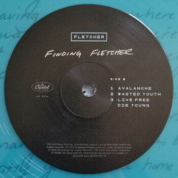 Δίσκος LP Fletcher - Finding Fletcher (Light Blue Coloured) (Reissue) (LP) - 4