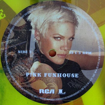 Disco de vinil Pink - Funhouse (Yellow Neon Translucent Coloured) (Limited Edition) (Reissue) (2 LP) - 4