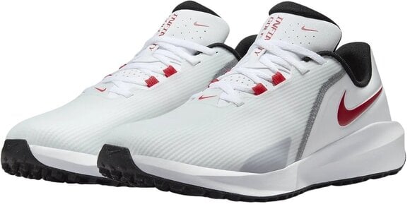 Men's golf shoes Nike Infinity G '24 Unisex White/University Red/Pure Platinum/Black 42,5 Men's golf shoes - 5