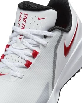 Men's golf shoes Nike Infinity G '24 Unisex White/University Red/Pure Platinum/Black 42,5 Men's golf shoes - 7